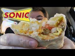 sonic supersonic breakfast burrito