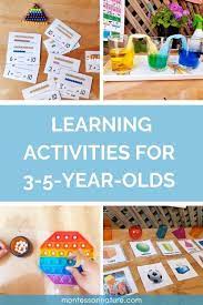 learning activities and games for 3 5