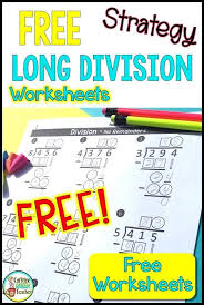 Diffeiated Long Division Worksheets