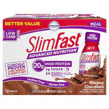 slimfast advanced rtd creamy chocolate