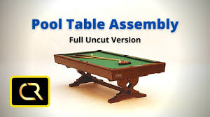 how to emble a pool table how to