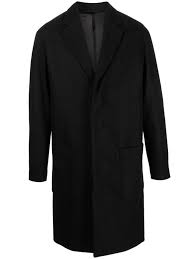 Single Ted Wool Blend Coat