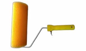 Foam 9inch Yellow Sponge Roller For