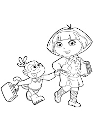 Find and print your favorite cartoon coloring pages and sheets in the coloring library free! Dora The Explorer Coloring Pages 100 Pictures Free Printable