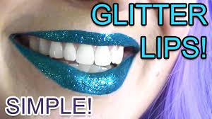 glitter lipstick tutorial not red