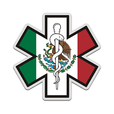 mexico star of life decal mexican flag