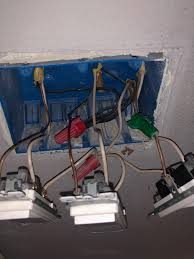 The white, or neutral, wires bypass the switch, so the one coming from the power source and the one from the light get spliced and capped in the box. Identifying Wires Behind Light Switch Home Improvement Stack Exchange