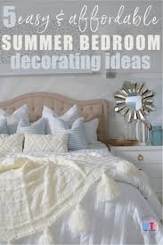 Affordable Summer Bedroom Decorating