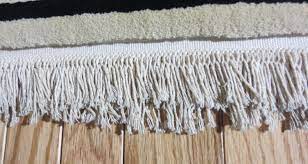 sching carpet edges to make a rug
