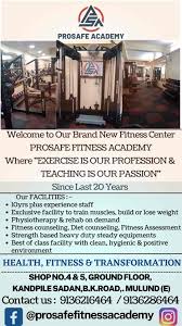 prosafe fitness academy in mulund east