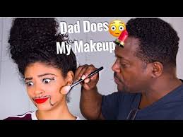 jasmine brown s dad does her makeup