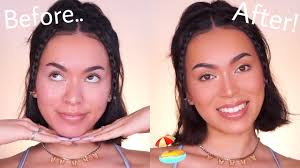 sweat proof beach makeup tutorial