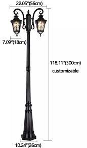 Led Garden Pole Post Lamp Newon