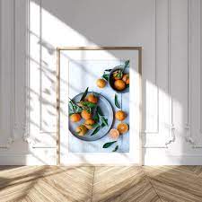 Kitchen Wall Decor Orange Fruit Photo