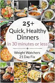 21 day fix quick dinners 30 minutes or