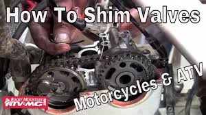 How To Adjust Valves On A Motorcycle Or Atv Shim Type