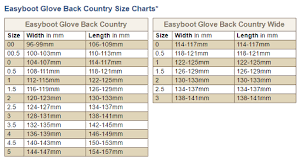 Easyboot Epic Size Chart Bedowntowndaytona Com