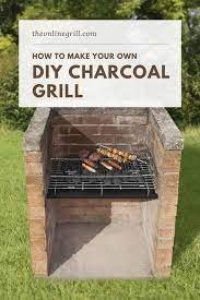 diy charcoal grill complete