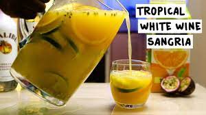 tropical white wine sangria you