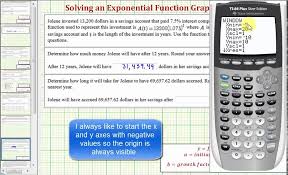 Solve An Exponential Growth Equation