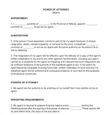 ordinary power of attorney template