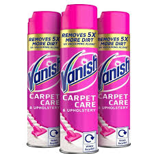 3 x vanish gold carpet cleaner care