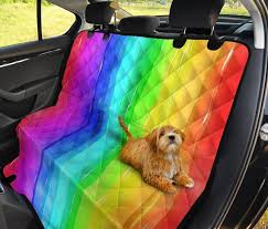Buy Rainbow Pet Backseat Cover Car