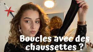 BOUCLES SANS CHALEUR ET AVEC DES CHAUSSETTES ??? 🧦 - YouTube