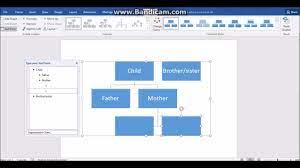 how to make a family tree in word 2016