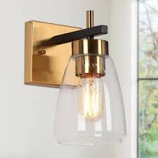 Modern Gold And Black Wall Sconce