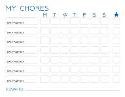 Getting Things Back To Normal Chore Charts Wild Plate