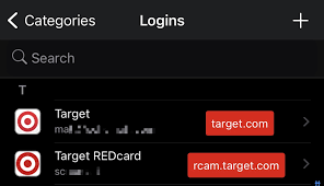 The target redcard debit, which is linked to the cardholder's checking account. Login Suggestion Unclear With Multiple Matches 1password Support Community