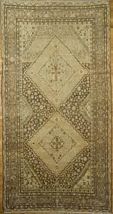 antique persian khotan gallery size rug