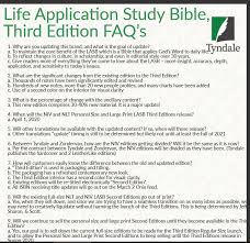 The Third Edition Of The Life Application Study Bible