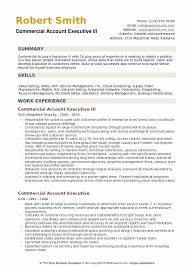 Commercial Account Executive Resume Samples Qwikresume