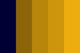 royal blue and gold color palette