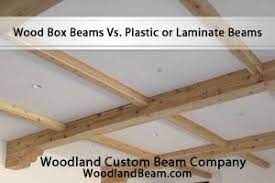 wood box beams versus plastic or