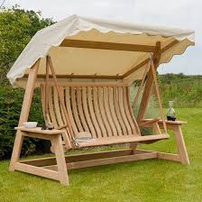Robalt Outdoor Wooden Swing Seat In