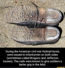 american civil war hobnail boots