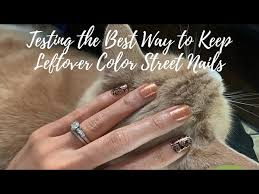color street nail left overs testing