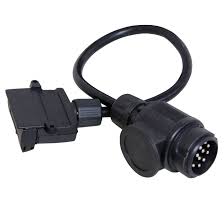 If you have a 13 pin socket fitted to your vehicle, adaptors to plug in so you can use a normal 7 pin plug are available. Trailer Plug Adaptor 13 Pin Round Male Socket To 7 Pin Flat Female Plug