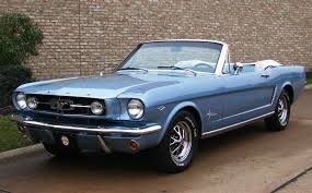 Silver Blue 1965 Ford Mustang Paint