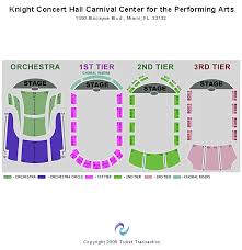 Knight Concert Hall At The Adrienne Arsht Center Seating Chart