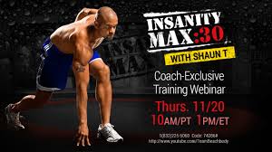 max 30 training webinar with shaun t