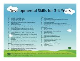 cognitive development checklist for 5