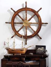 Personalized Handmade Wooden Ship Wheel