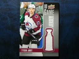All styles and colors available in the official adidas online store. 2019 20 19 20 Upper Deck Game Jersey Gj Ty Tyson Jost Colorado Avalanche Ebay