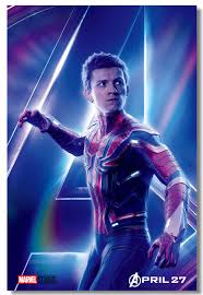 View and download spider man 2018 playstation 4 4k ultra hd mobile wallpaper for free on your mobile phones, android phones and iphones. Custom Canvas Wall Painting Tom Holland Poster Iron Spider Man Stickers Avengers Infinity War Wallpaper Living Room Mural 0842 Buy At The Price Of 6 29 In Aliexpress Com Imall Com