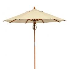 Fiberbuilt Wood Market Umbrella 11 Foot