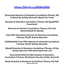 pdf muscles monsters
